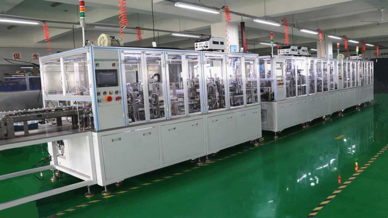 接觸器自動化生產(chǎn)裝配線    時間2022年  用戶：浙江統(tǒng)領電子